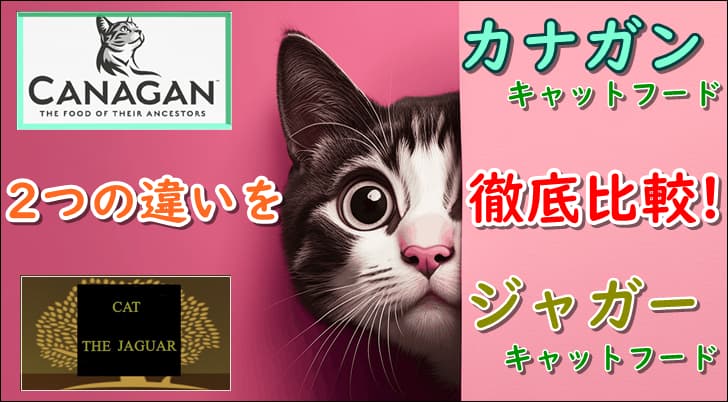 カナガンキャットフードとジャガーキャットフードの違いを4つの項目 ...